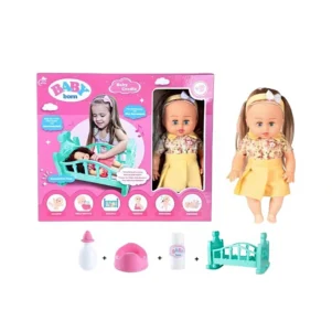 عروسک بی بی بورن با گهواره کد MV600 تصویر سوم