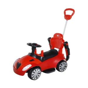 ماشین کودک بی بی ماک طرح آلفارومئو مدل ZV-10 رنگ قرمز-مشکی